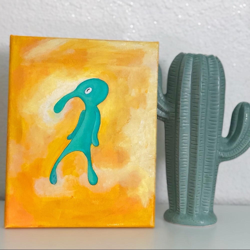 BOLD AND BRASH Squidward Painting